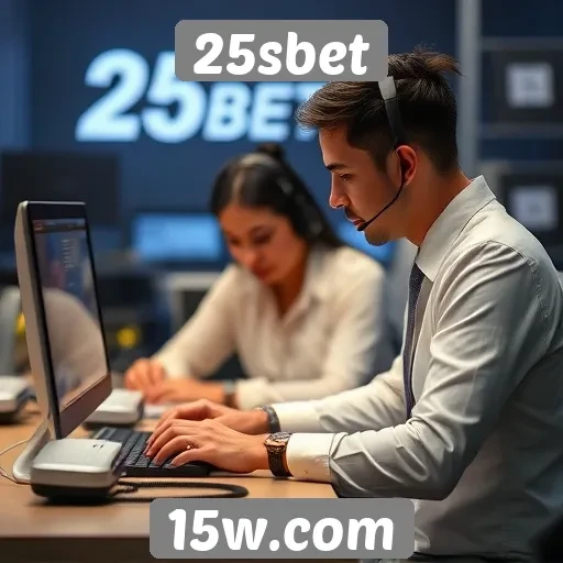 Recurso de atendimento ao cliente do 25sbet