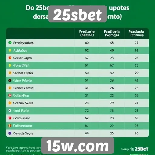 Vantagens e desvantagens do 25sbet em comparação com concorrentes
